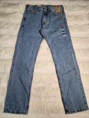 Levi's 505 Regular Blue Jeans Men 29x32 NWT
